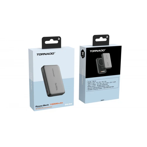 Power Bank Tornado PB-G1 10000mAh 22.5W USB-C with MagSafe
