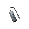 USB HUB Hoco 4in1 adapter HB1C Type-C to 4xUSB3.0