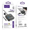 USB HUB Hoco HB38 Type-C to HDTV + SD / TF + USB-A3.0 + 2 × USB-A2.0 + Type-C