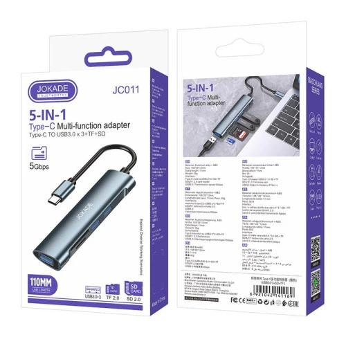 USB HUB Jokade JC011 Type-C to 3USB