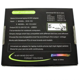 УЗП для ноутбука AC/DC 100W 8 перехідників L-Connector