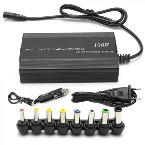 УЗП для ноутбука AC/DC 100W 8 перехідників L-Connector