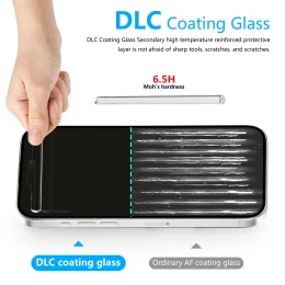 Захисне скло CASETORI for Apple for iPhone 16 Pro | iPhone 17 Sample AI Diamond Like Carbon with app