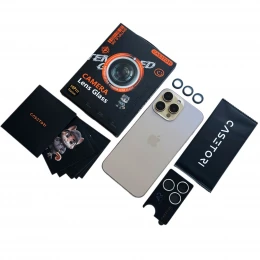 Захисне скло камери CASETORI Camera Lens Glass Sample AR Antireflective for Apple iPhone 14 Pro | 14