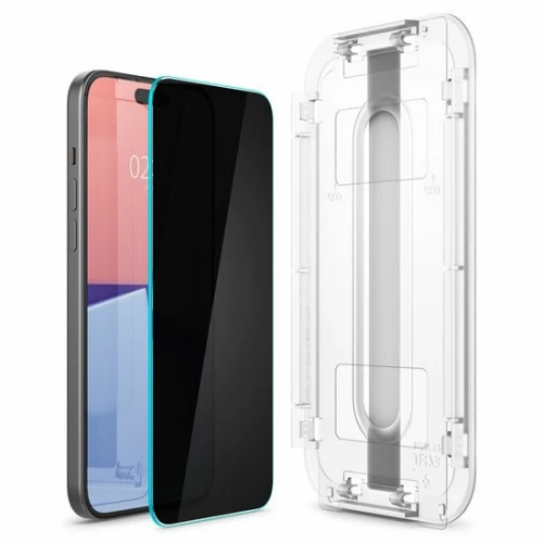 Захисне скло Spigen Privacy Glastr EZ FIT with applicator for iPhone 14 Pro (в упаковці)