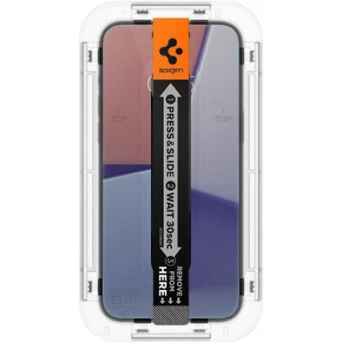 Захисне скло Spigen Privacy Glastr EZ FIT with applicator for iPhone 14 Pro Max (в упаковці)