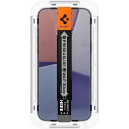 Захисне скло Spigen Privacy Glastr EZ FIT with applicator for iPhone 16 Pro | iPhone 17 (в упаковці)